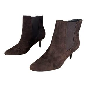 Lauren Ralph Lauren Women’s 9B Pasmia Brown Ankle Boots‎ Stiletto Dressy Work